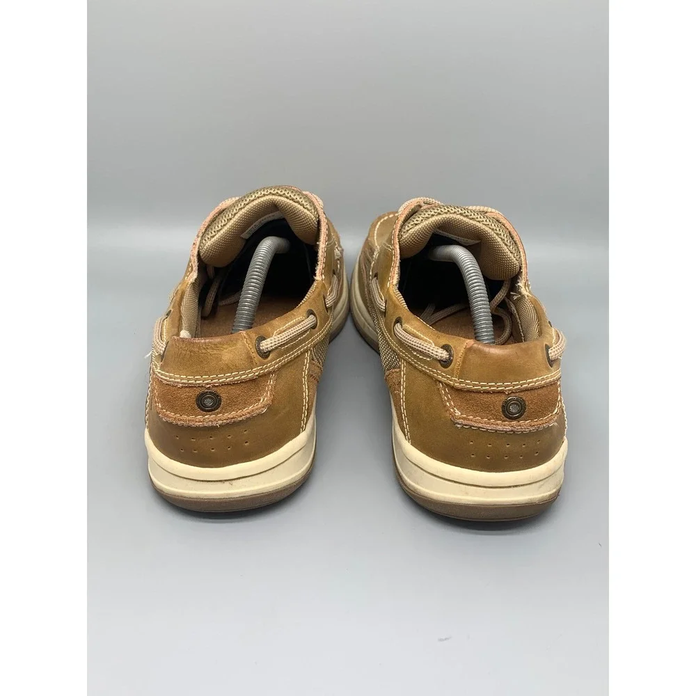 Margaritaville Anchor Lace Up Brown Boat Shoes MG1301F Men's Sz 11.5